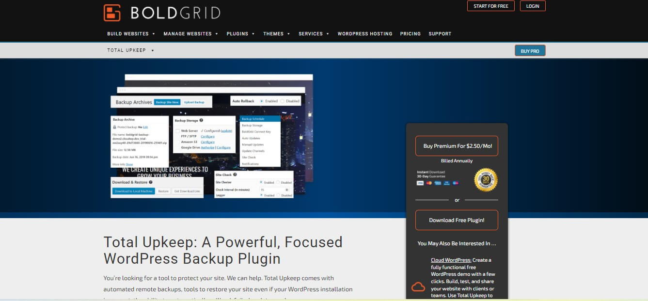 Auto Backup Plugin 10 Totally Free WordPress Backup Plugin and Solutions