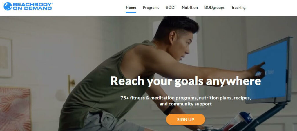 Beachbody on demand -  a headless WordPress website