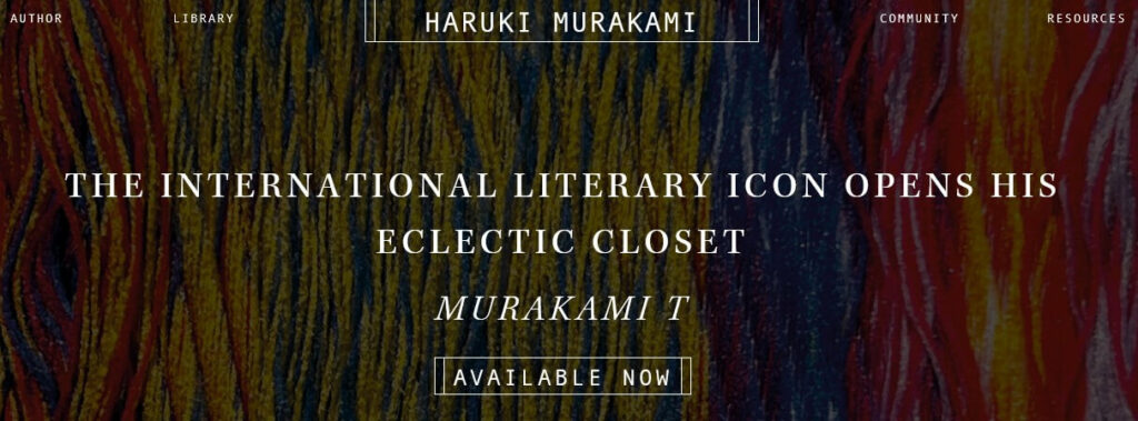Haruki Murakami - a headless WordPress website