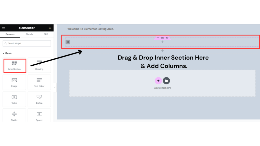 Column & Section Image of Elementor.