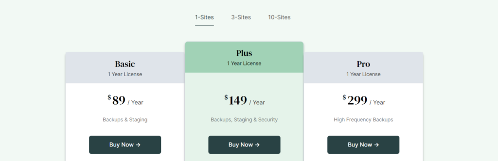 Blogvault Pricing Page Image.