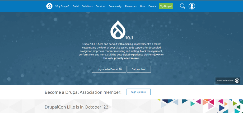 Drupal Website Image