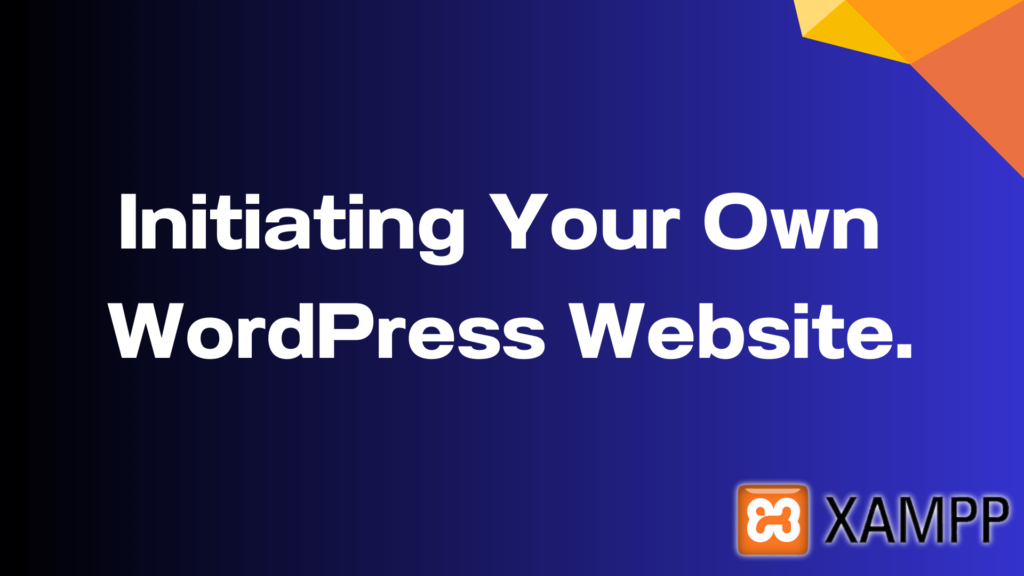 Initiating Your Own WordPress Website Banner Image.