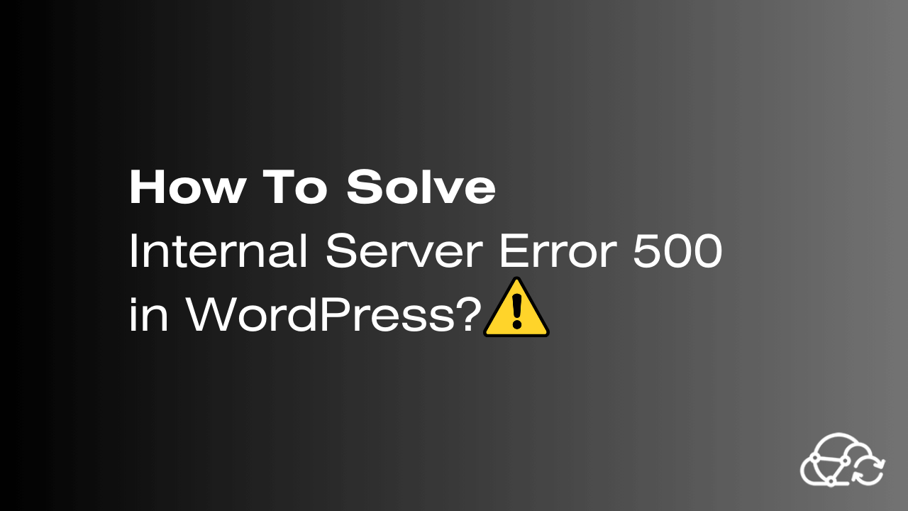 Internal Server Error 500 banner
