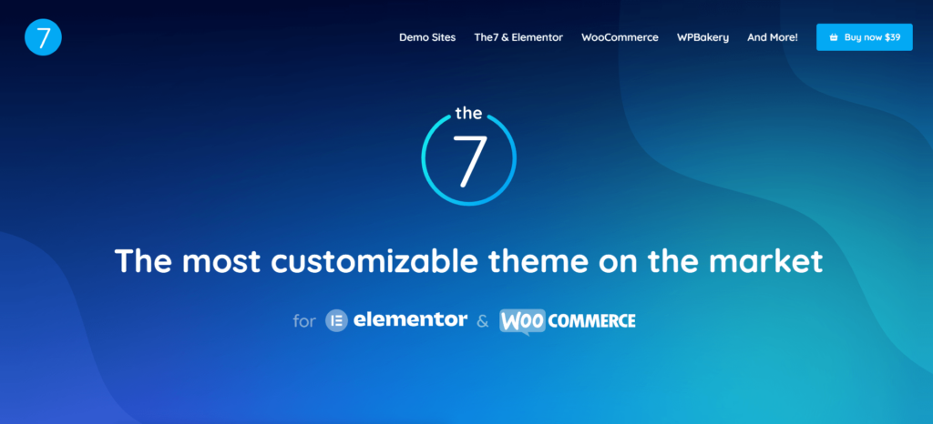 The7 Theme Page