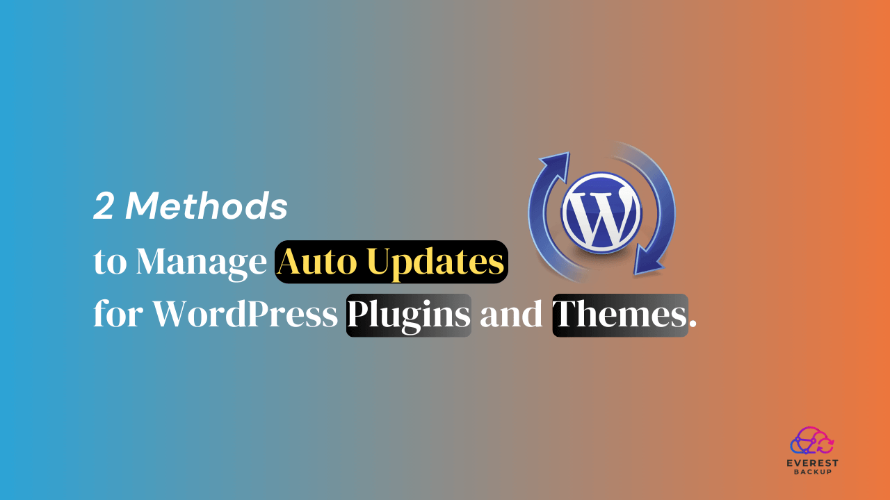 Auto Updates WordPress Plugins and Themes Banner